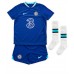 Chelsea Cesar Azpilicueta #28 Hjemmebanetrøje Børn 2022-23 Kortærmet (+ Korte bukser)